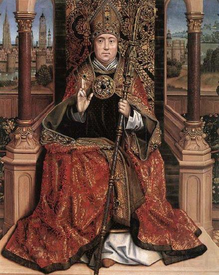 Master of the Saint Lucy Legend St Nicholas Altarpiece France oil painting art